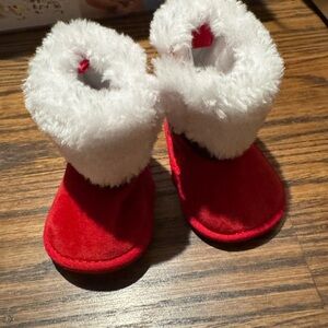Little Me Santa boots